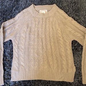 Tan knit sweater